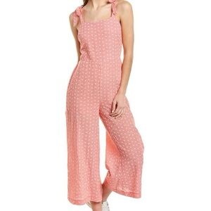 le Rumi Gingham Marianna Jumpsuit Large